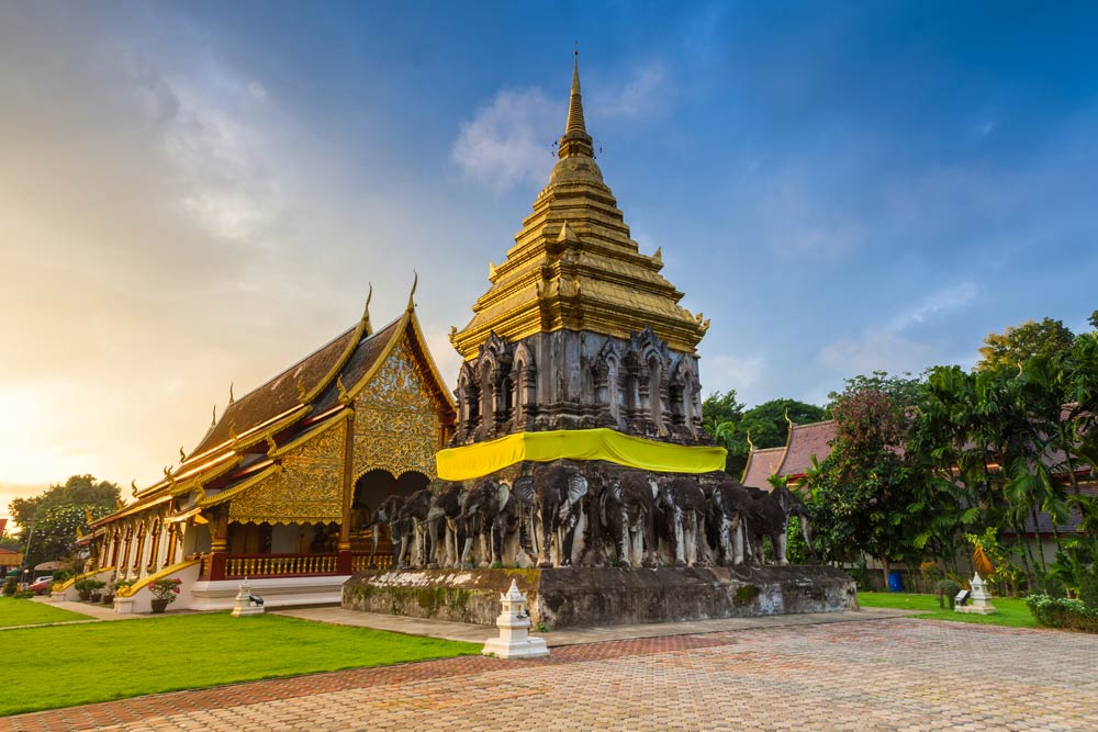 Wat Chiang Man temple in Chiang Mai