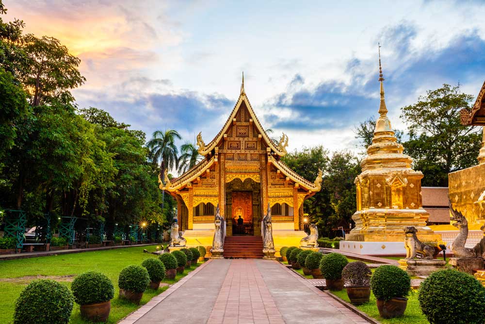 Wat Phra Singh Temple in Chiang Mai