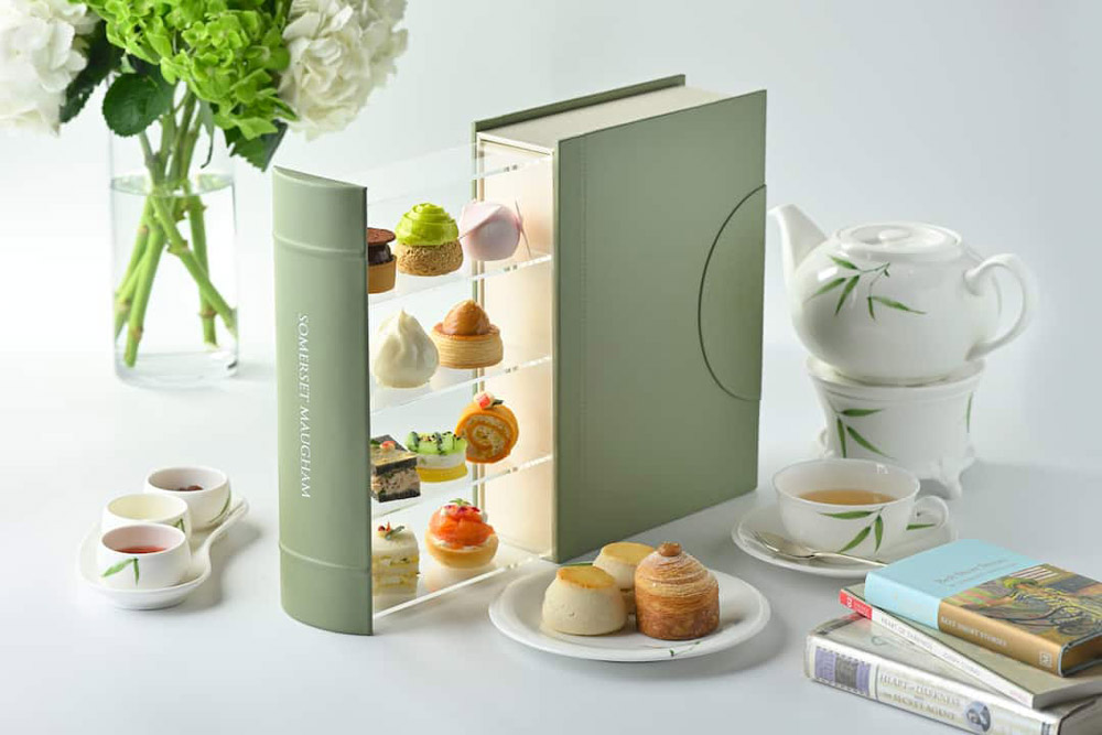 Mandarin Orientals Authors Lounge afternoon tea