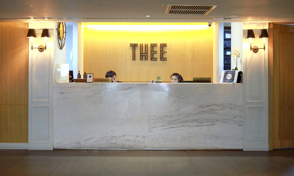 Hotel Reception at Thee Bangkok Hotel