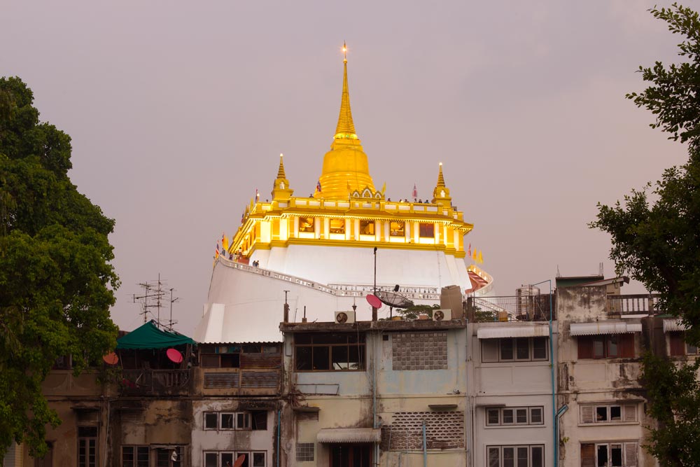 Visiting Wat Saket and Golden Mount Bangkok